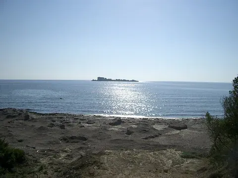 Vue de Mathraki, Grèce