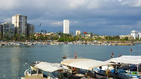 Vue de Mersin, Turquie