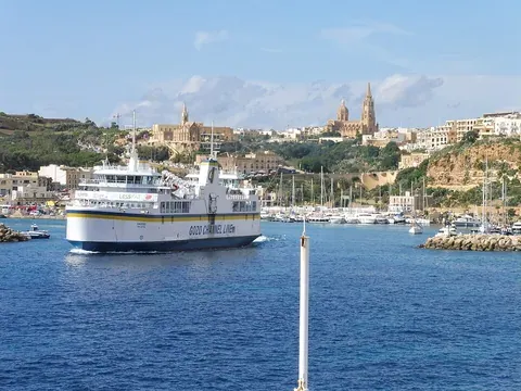 Vue de M. Gozo, Malte