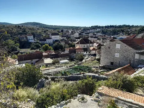 Vue de Milna, Croatie