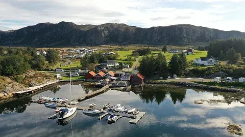 Vue de Mjømna, Norvège