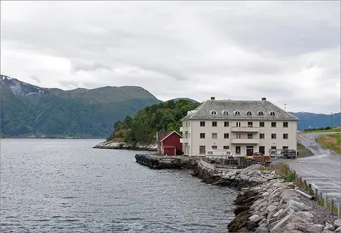 Vue de Nordeide, Norvège