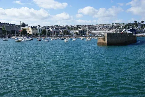 Vue de Penzance, Royaume-Uni