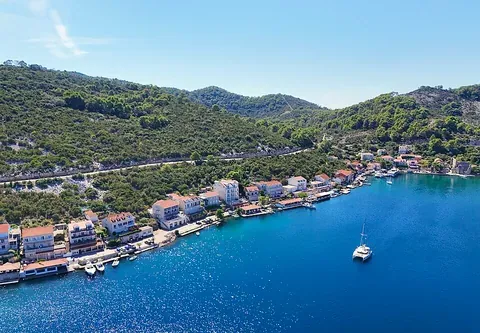 Vue de Polace, Croatie