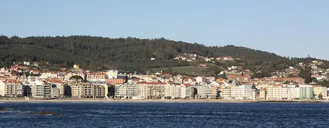 Vue de Sanxenxo, Espagne