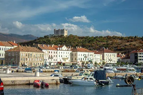 Vue de Senj, Croatie