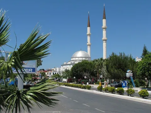 Vue de Turgutreis, Turquie
