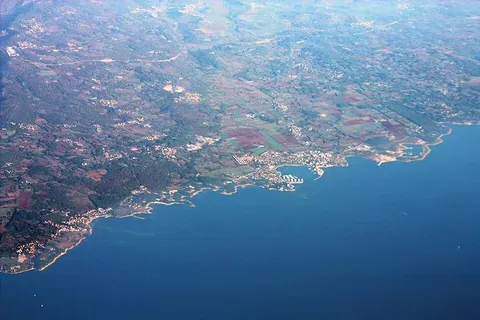 Vue d'Umag, Croatie