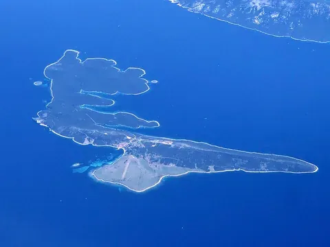 Vue d'Unije, Croatie